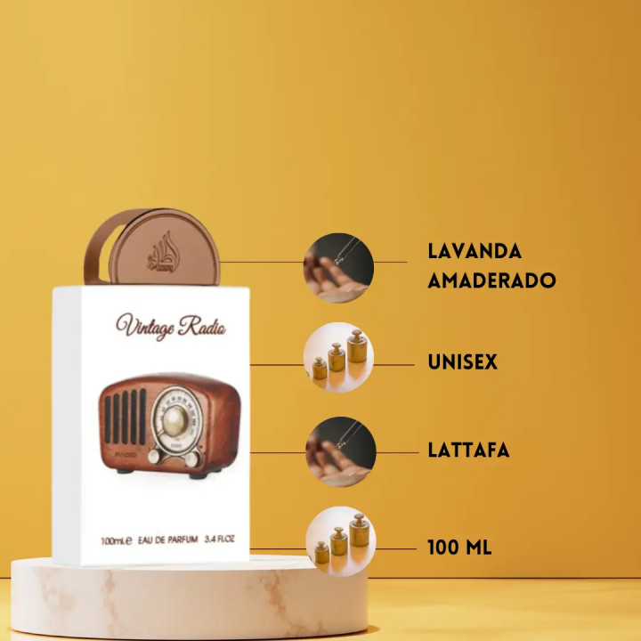 VINTAGE RADIO EDP - Lattafa - Unisex - 100ml