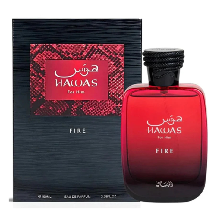 Hawas Fire -Extrait  de Parfum - Rasasi - Hombre - 100ml