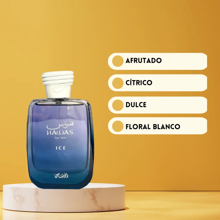 Hawas Ice - Extrait de Parfum - Rasasi - Hombre - 100ml