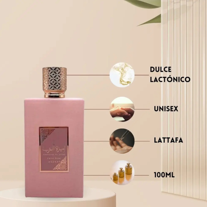 AMEERAT AL ARAB PRIVE ROSE  EDP - Lataffa - Mujer - 100ml
