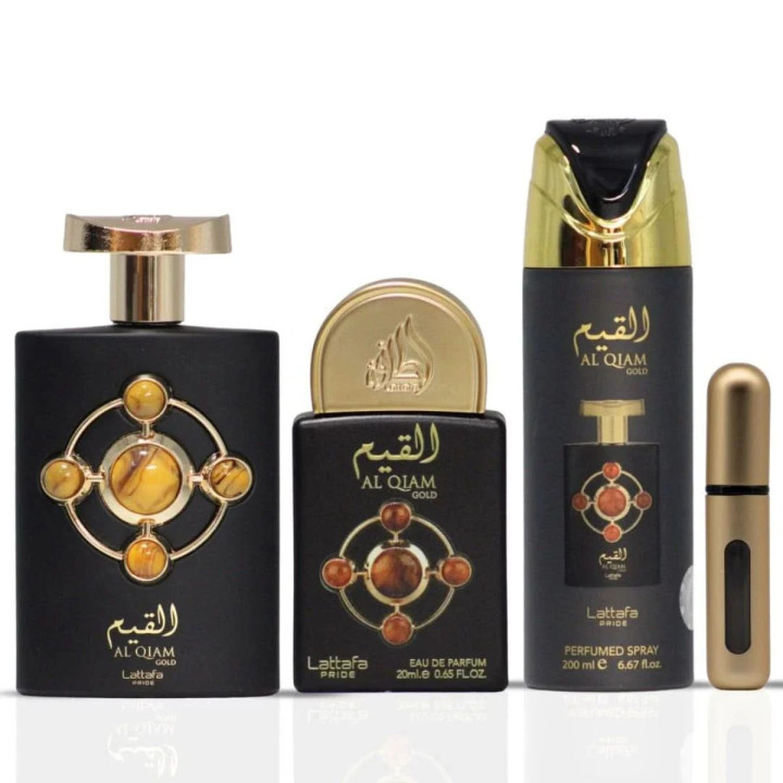 GIFT SET AL QIAM GOLD EDP - Lattafa - Unisex - 100ml