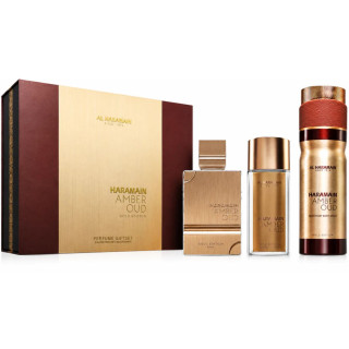 GIFT SET AMBER OUD GOLD EDITION EDP - Al Haramain - Unisex - 75ml