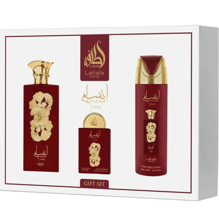 GIFT SET ANSAAM GOLD EDP - Lattafa - Mujer - 100ml