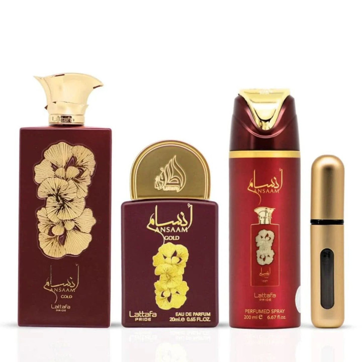 GIFT SET ANSAAM GOLD EDP - Lattafa - Mujer - 100ml