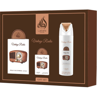 GIFT SET VINTAGE RADIO EDP - Lattafa - Unisex - 100ml