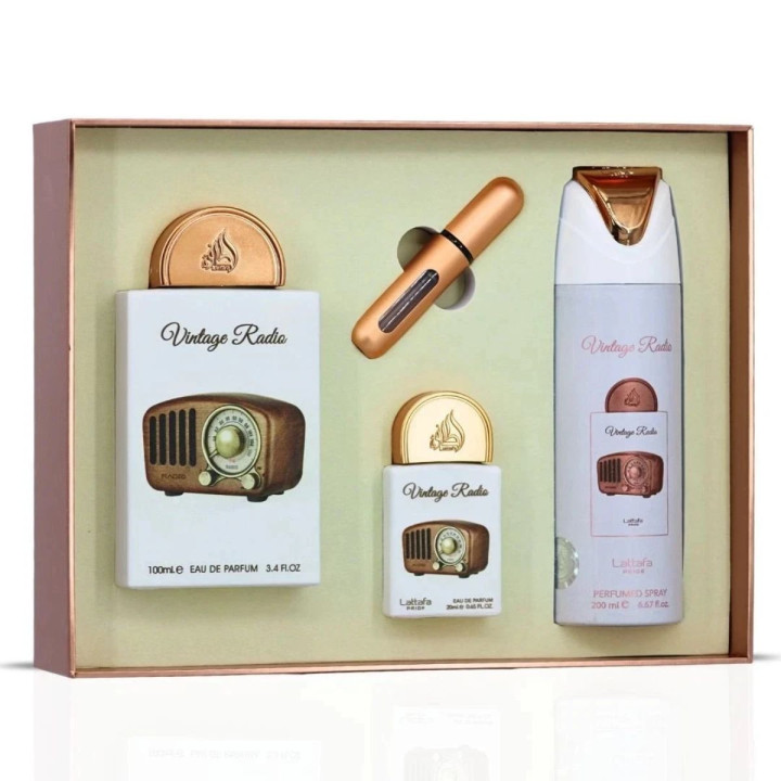 GIFT SET VINTAGE RADIO EDP - Lattafa - Unisex - 100ml