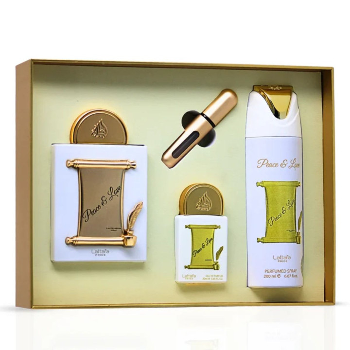 GIFT SET PEACE & LOVE EDP - Lattafa - Unisex - 100ml