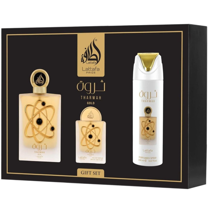 GIFT SET THARWAH GOLD EDP - Lattafa - Unisex - 100ml