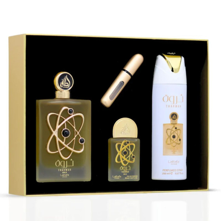GIFT SET THARWAH GOLD EDP - Lattafa - Unisex - 100ml