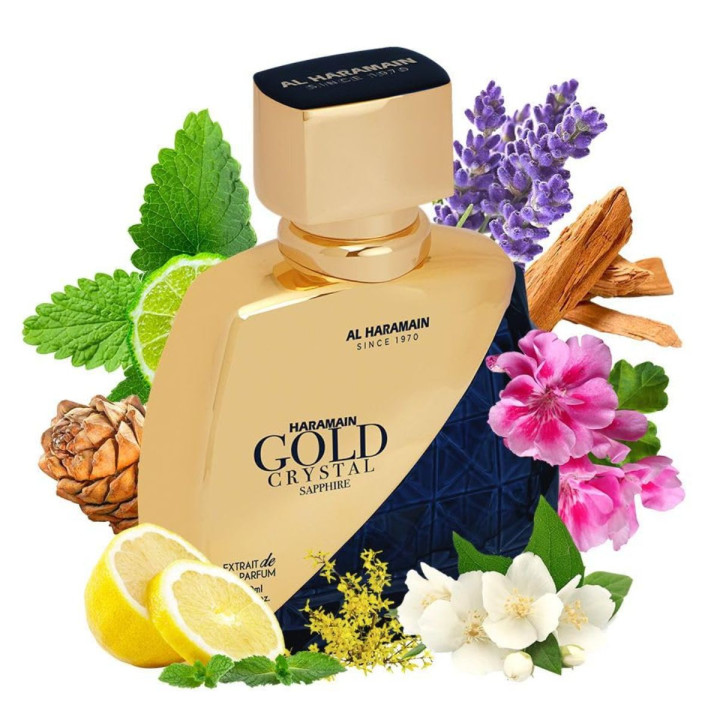 GOLD CRYSTAL SAPPHIRE EXTRAIT DE PARFUM - Al Haramain - Unisex - 100ml