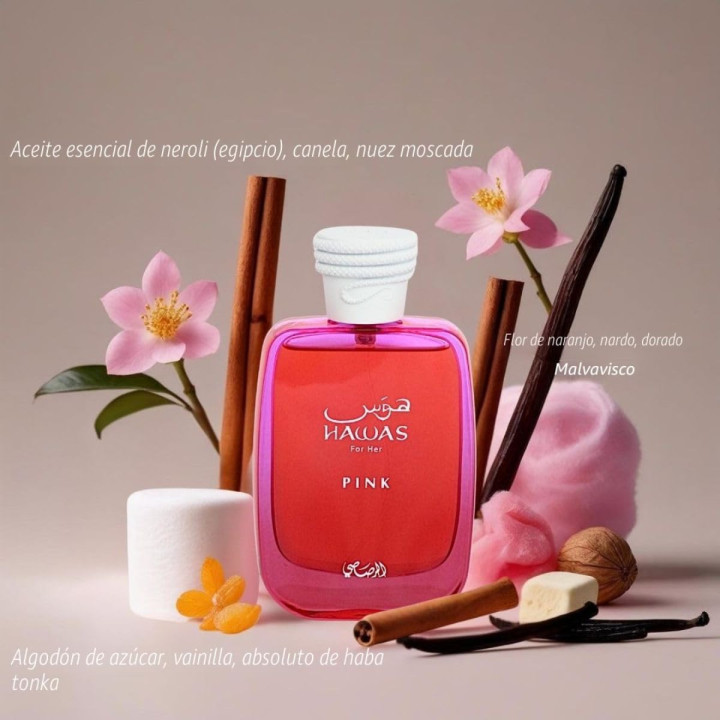 HAWAS PINK EDP - Rasasi - Mujer - 100ml